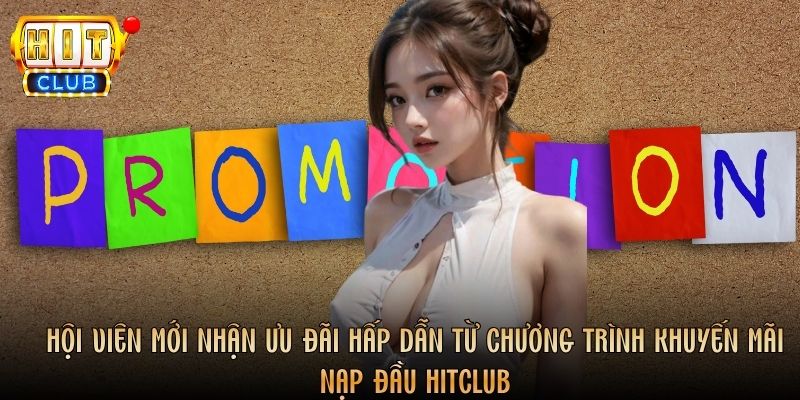 Hội viên mới nhận ưu đãi hấp dẫn từ chương trình khuyến mãi nạp đầu Hitclub